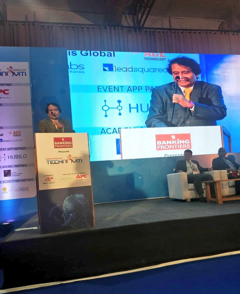 sureshpprabhu's tweet photo. Technoviti Awards is indeed a great platform which has brought together the representatives from financial institutions and technological institutions whose convergence can bring better efficiency and productivity in the system.
#Technoviti2019 #Technology #Innovations https://t.co/sDHKS06CwC