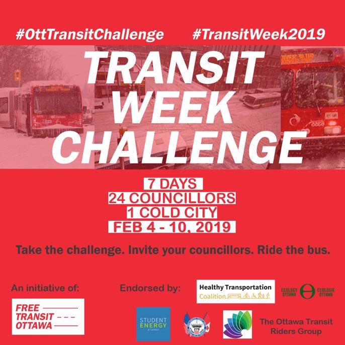 chelso67's tweet image. As someone who has been taking the bus for almost 15 years, I would love to see my #ottcouncillors try out our faulted transit system for a week. #OttTransitChallenge #TransitWeek2019