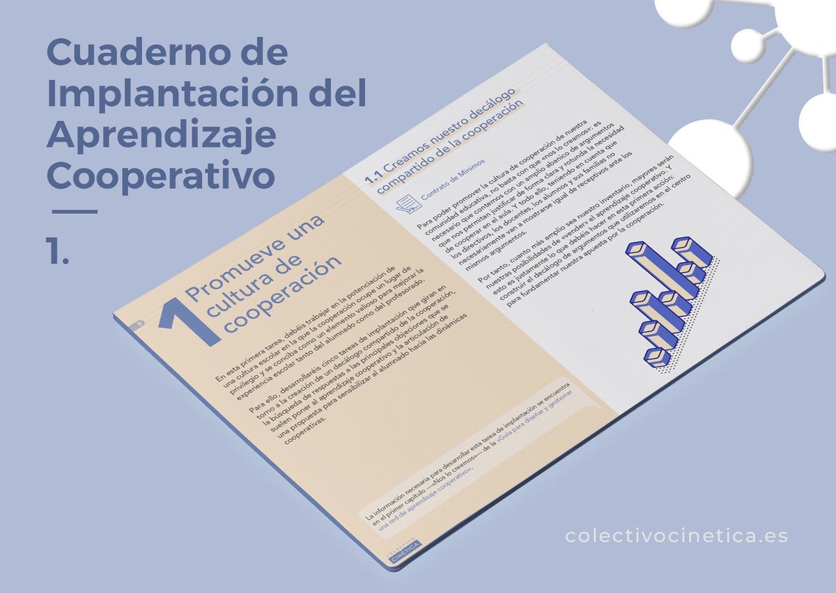 Si queréis implantar el #AprendizajeCooperativo en vuestro centro, debéis empezar por promover una sólida cultura de cooperación. En este documento, que usamos en Colectivo Cinética, encontrarás algunas tareas para conseguirlo. 
Descarga: bit.ly/2R5vseA