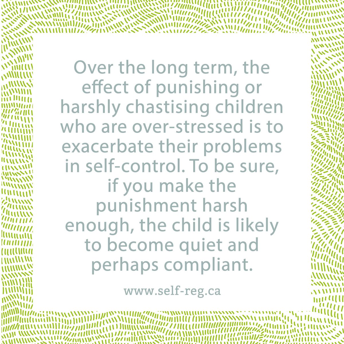 What has happened in all too many cases is that the child has gone into a state that is known as 'freeze': quiet on the outside, but if you could peer inside their brain you'd see that their alarm system is on high alert. #SelfReg