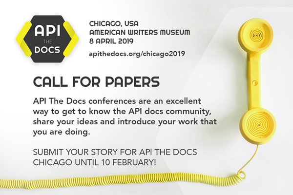 APItheDocs's tweet image. Submit here: papercall.io/apithedocschic…
#APIs #technicalwriting #CFP #documentation #WritetheDocs