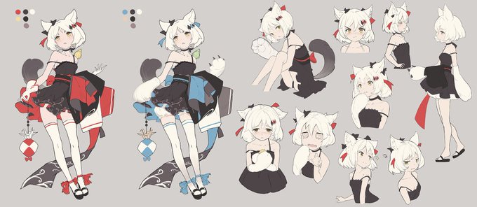 ねこ #猫 #獣の耳 #人设 https://t.co/j6bggVB6Nx 