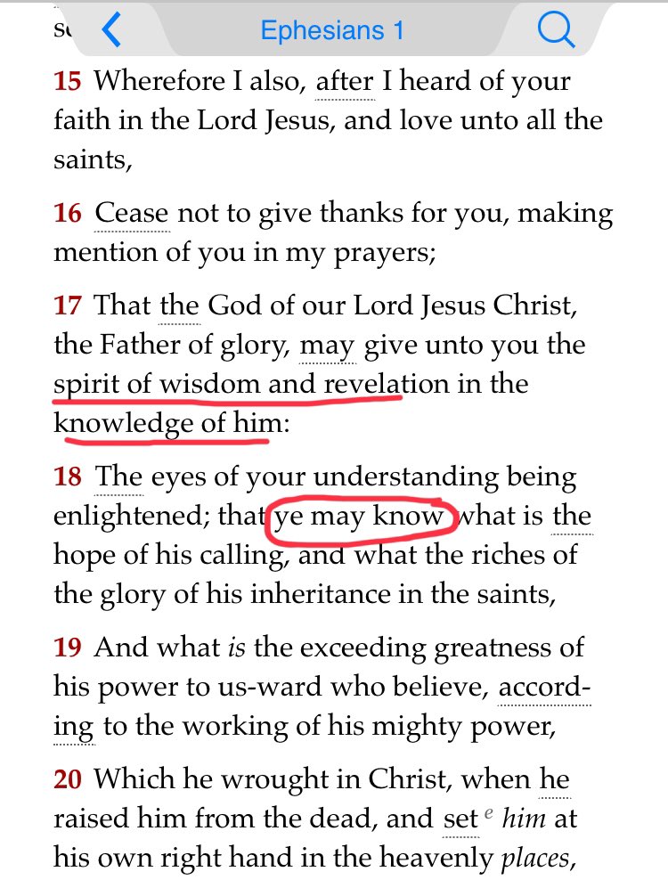 Even in Christianity, after people were encouraged to believe the gospel, you never find the Apostle Paul (for instance) asking Christians to believe, but to know: using many different expression.