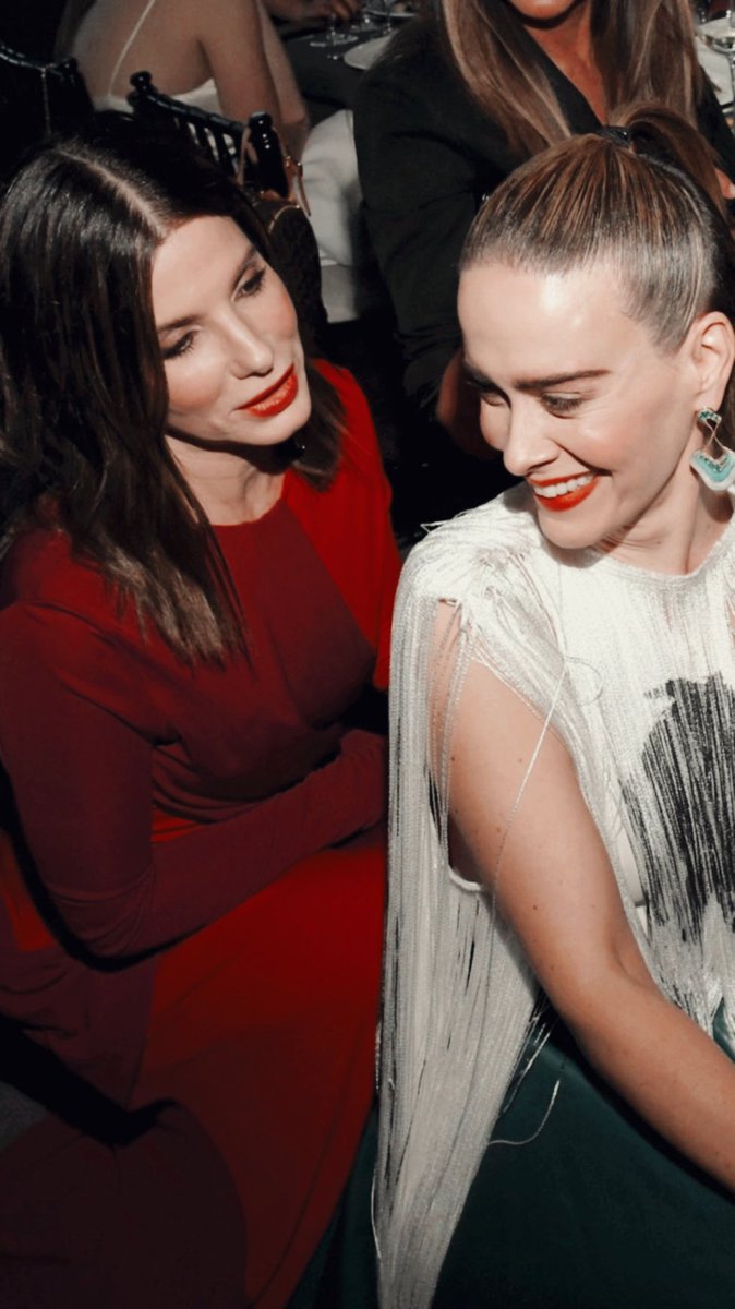 the friendship of sandra bullock and sarah paulson is so soft
