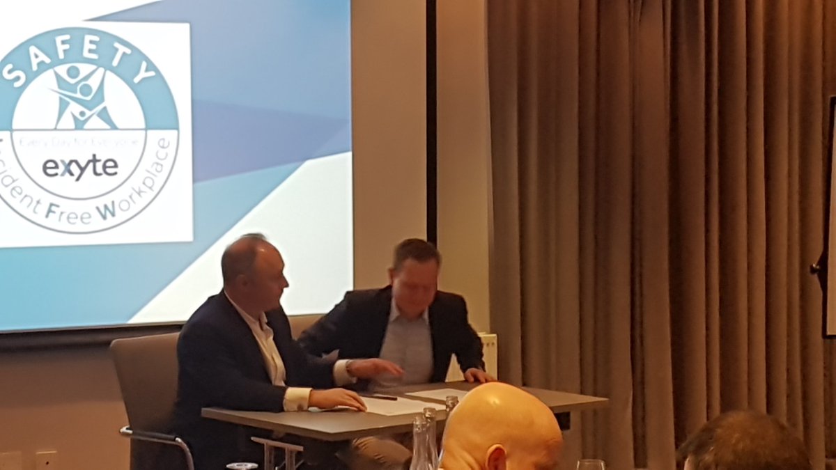 Gauged2012's tweet photo. Ending a superb two days of #safetyculture training with a signing ceremony in #dublin with the #excyte #mandw EMEA chief exec. #safetyleadership at its best...#organistionsalchange #behaviouralbasedsafety. Looking fwd to official launch of the Incident free workplace programme. https://t.co/L6Y0jxsH42