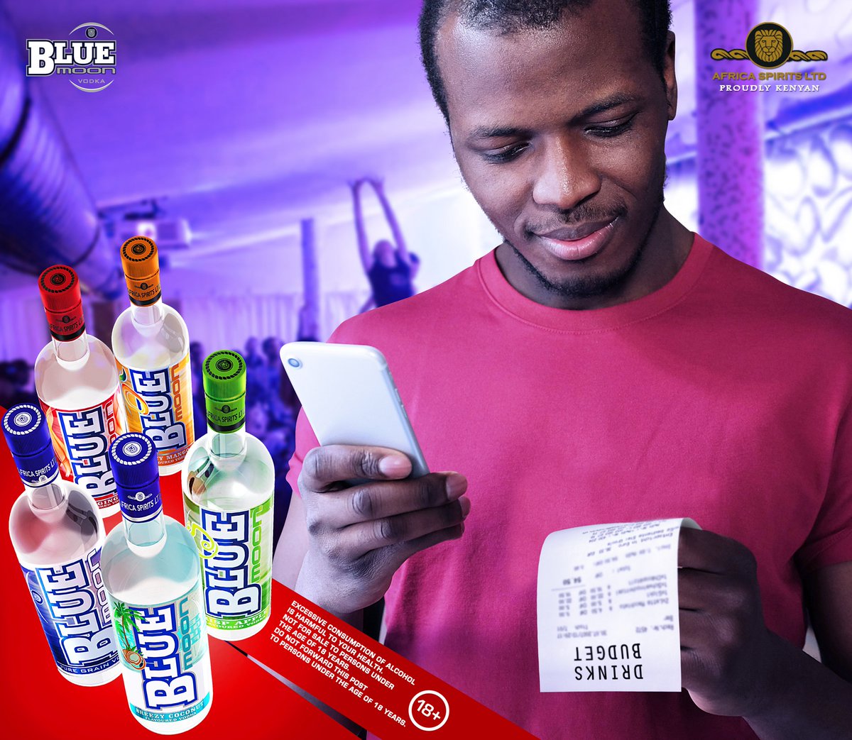 BlueMoonKenya's tweet photo. Masaa za kuchachisha na mabeshte ndio hizo zimefika!
Hesabu zinafaa kuwa zikiendelea pekee ni vile hio 485/= ya BlueMoon Vodka itakam through. https://t.co/yqyqgfuAPW