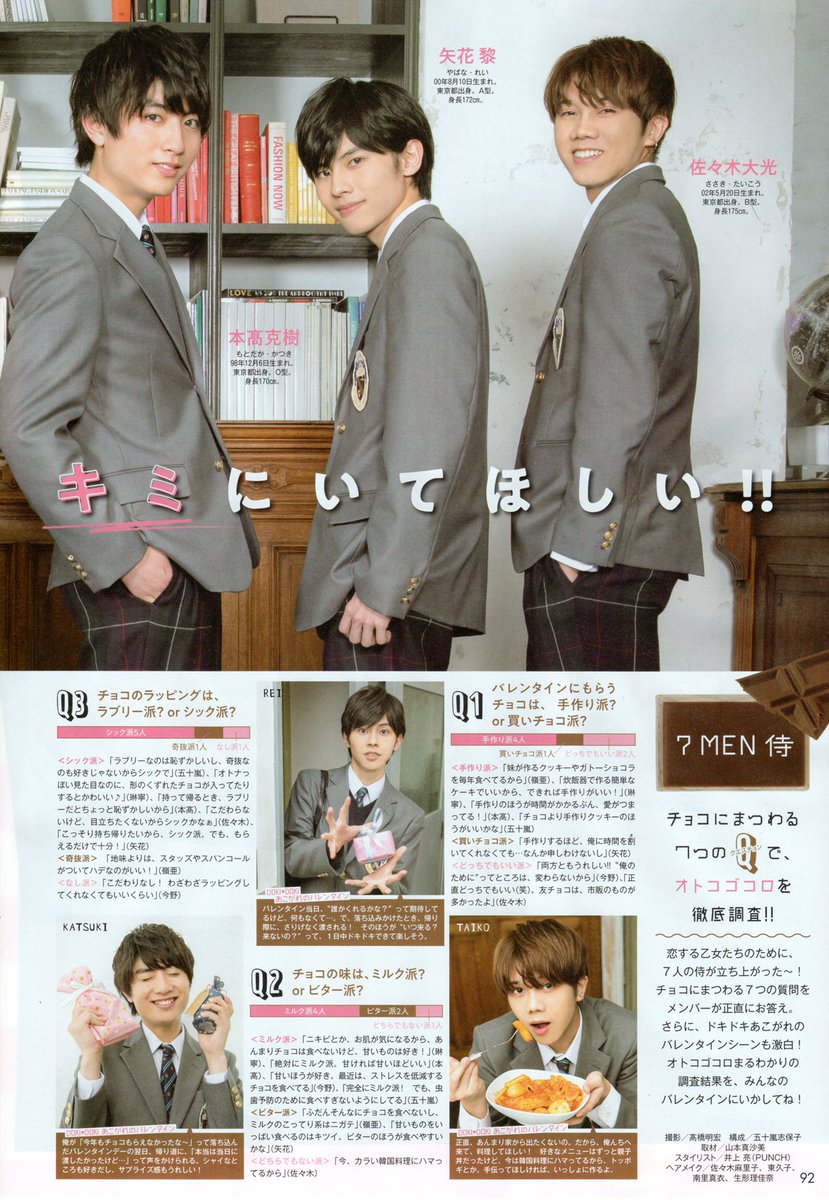 今野大輝 #五十嵐玲央 #菅田琳寧 #中村嶺亜 #本髙克樹 #矢花黎 #佐々木