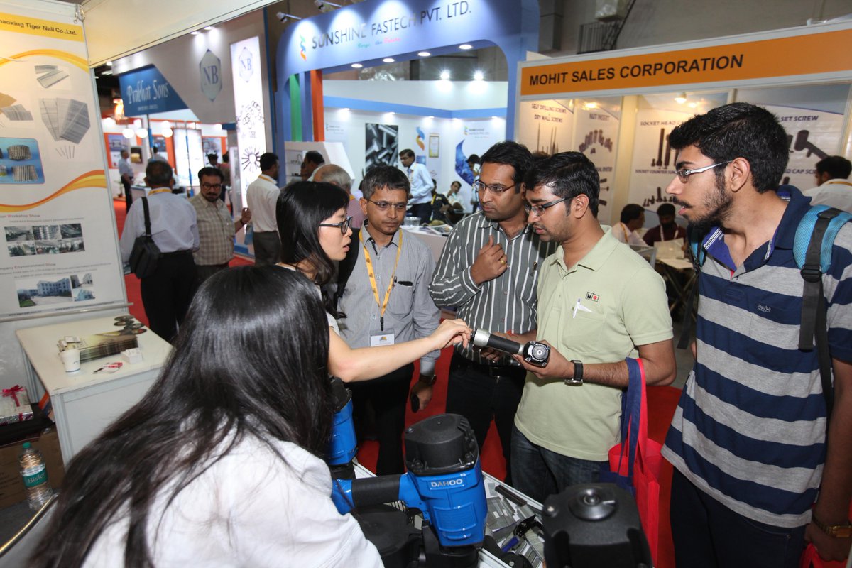 FastenerFairIn's tweet photo. #TBT Throwback Thursday to a successful 6th edition of Fastener Fair India

Join us for the 7th Edition of FFI in Mumbai, India. Gates open on 25th. This 2 Day Exhibition will witness industry leaders from the dynamic #Fastener &amp; #FixingTechnology Industry. https://t.co/t3eBzhxRyv