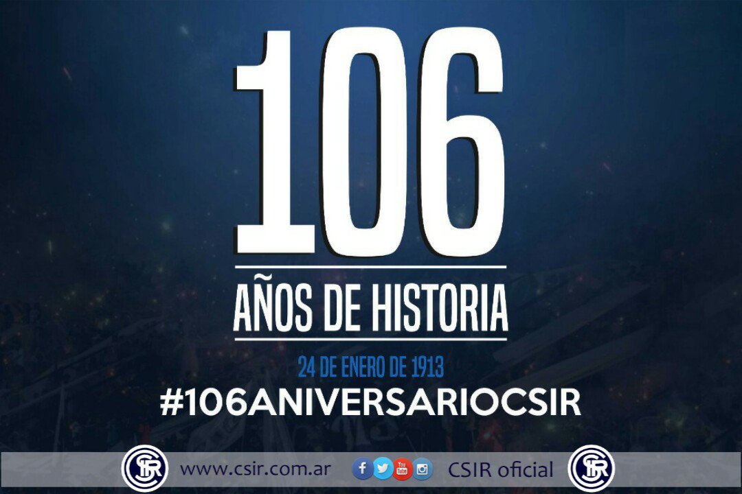 CSIRoficial's tweet photo. ¡MENDOZA ESTÁ DE FIESTA!

Nuestra institución cumple hoy 106 años de vida 💙

Felicidades a todo el pueblo leproso

#VamosLepra https://t.co/fFVl01dhk8