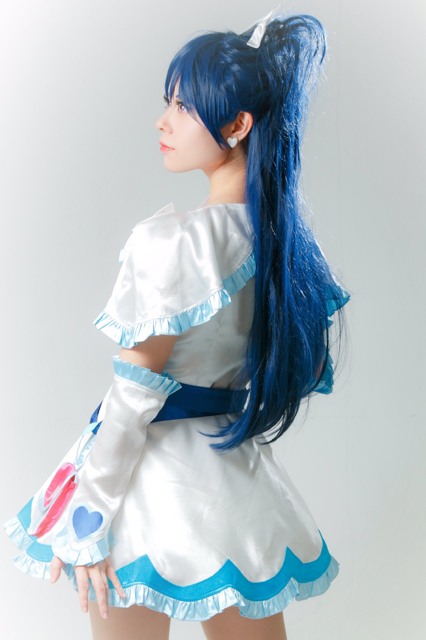 ふたりはプリキュア キュアホワイト 雪城ほのか 初代 コスプレ 衣装 ふたりはプリキュア キュアホワイト 雪城ほのか 初代 コスプレ 衣装
