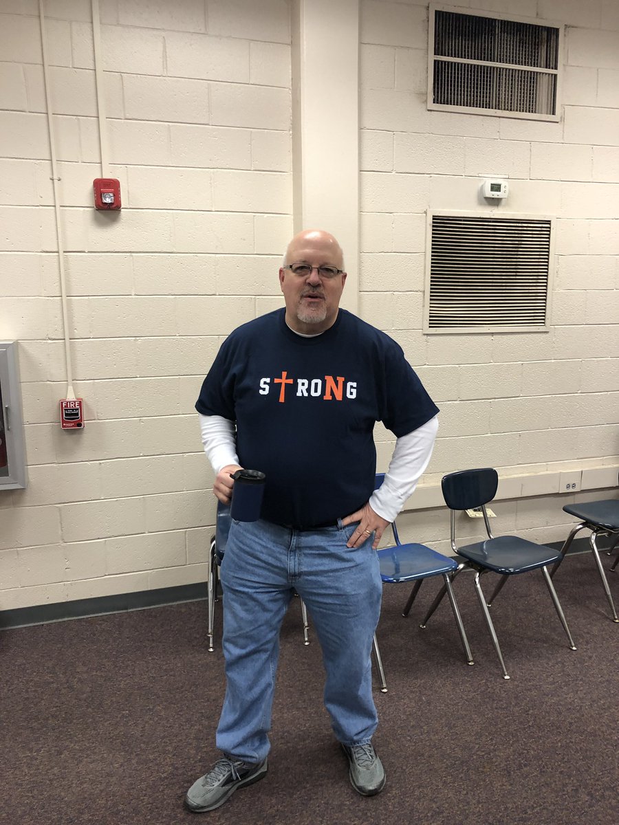 Big thank you to Coach Tom Mobley for speaking at FCA this morning. He’s even rocking a Northside shirt!