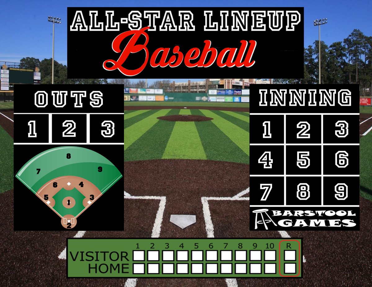 CWBarstoolGames's tweet photo. Working on some ALL-STAR LINEUP BASEBALL mini-tournaments held in game shops in the Dallas/Ft. Worth area. Should kick off in Feb, but dates & times are TBD.
https://t.co/rzKtp3aXm5 #tabletopbaseball #MLB https://t.co/4N7GheqAd2