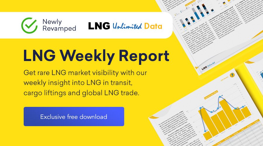 We’ve revamped LNG Unlimited Data’s Weekly Report! Our Twitter followers can download the Jan 21 edition free of charge here: bit.ly/2WdRO1y. Want to see more of the LNG Unlimited Data product? Get a full trial here: bit.ly/2U722Pa.