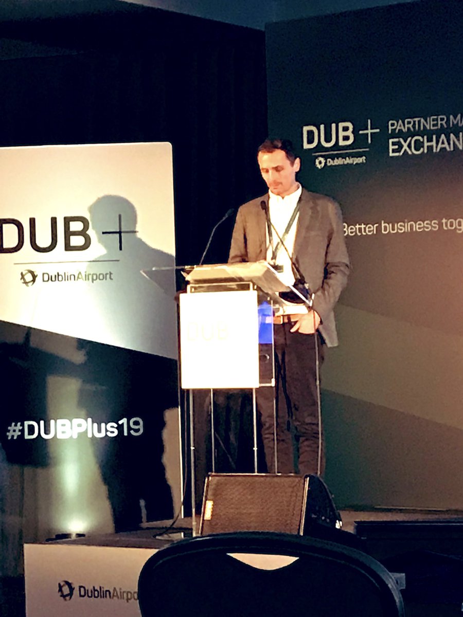 TravelMedia_ie's tweet photo. ‘The future is going to look more like the past’ - from Dominic Harrison @ForesightFact at #Dubplus19 @DublinAirport https://t.co/FKnHdeqIjy
