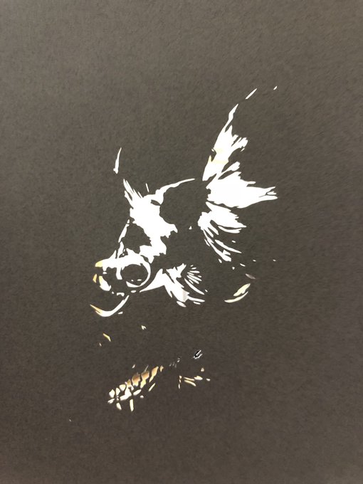 切り絵 高画質 のtwitterイラスト検索結果