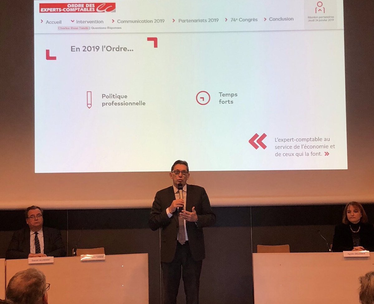 ECMA_news's tweet photo. Réunion partenaires ce matin de @CSOEC l’Ordre des #Expertscomptables 
Présentation du congrès de cette année. 
https://t.co/Y4I9QMJT5p et https://t.co/WB6AzgU7pi 
Au cœur des flux le thème du congrès 2019 @JesignexpertCom @rlongueville @jefacture #teledeclaration https://t.co/O9bitZ8116