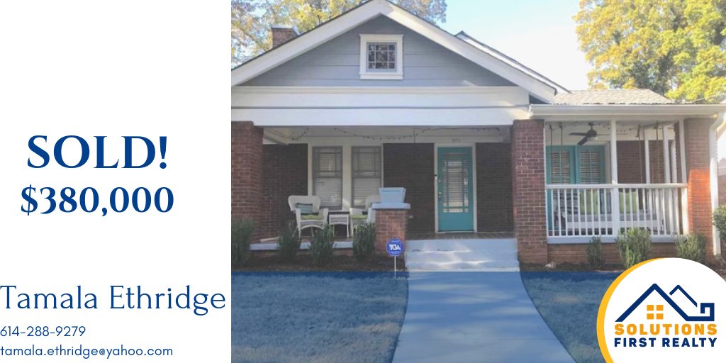 SolutionsFirstR's tweet photo. 🏠ANOTHER ONE SOLD! 
Home facts: Located in Atlanta, GA 
4 bedrooms | 3 Bathrooms 
Agent: Tamela Ethridge | 614-288-9279

#solutionsfirstrealty #realestates #atlantarealestate 
#realestatemarket #sold #justsold #justsoldit https://t.co/JjKll4nii4