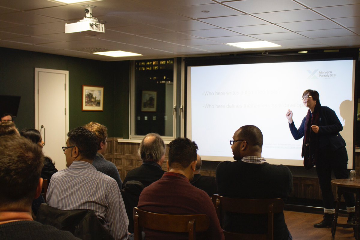 WoodrowMercer's tweet image. Thanks to Software Test Engineer Louise Gibbs from for sharing with us her experience on “Improving the reliability of automated tests” #MidsTest