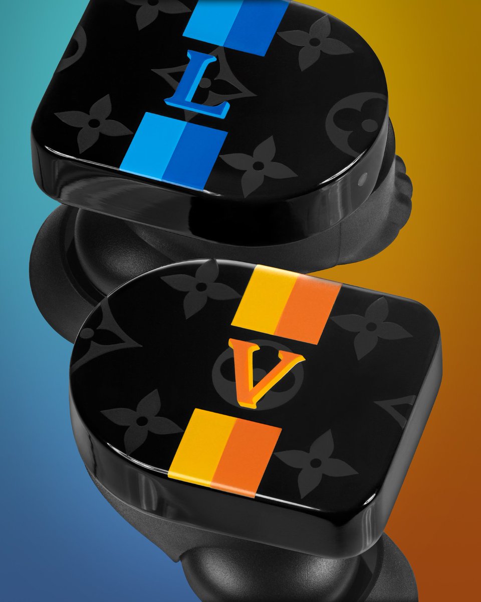 MasterDynamic's tweet photo. The @LouisVuitton Horizon #Earphones are available in four colorways, each inspired by #LouisVuitton's visual universe. https://t.co/CiVbRcHxRG