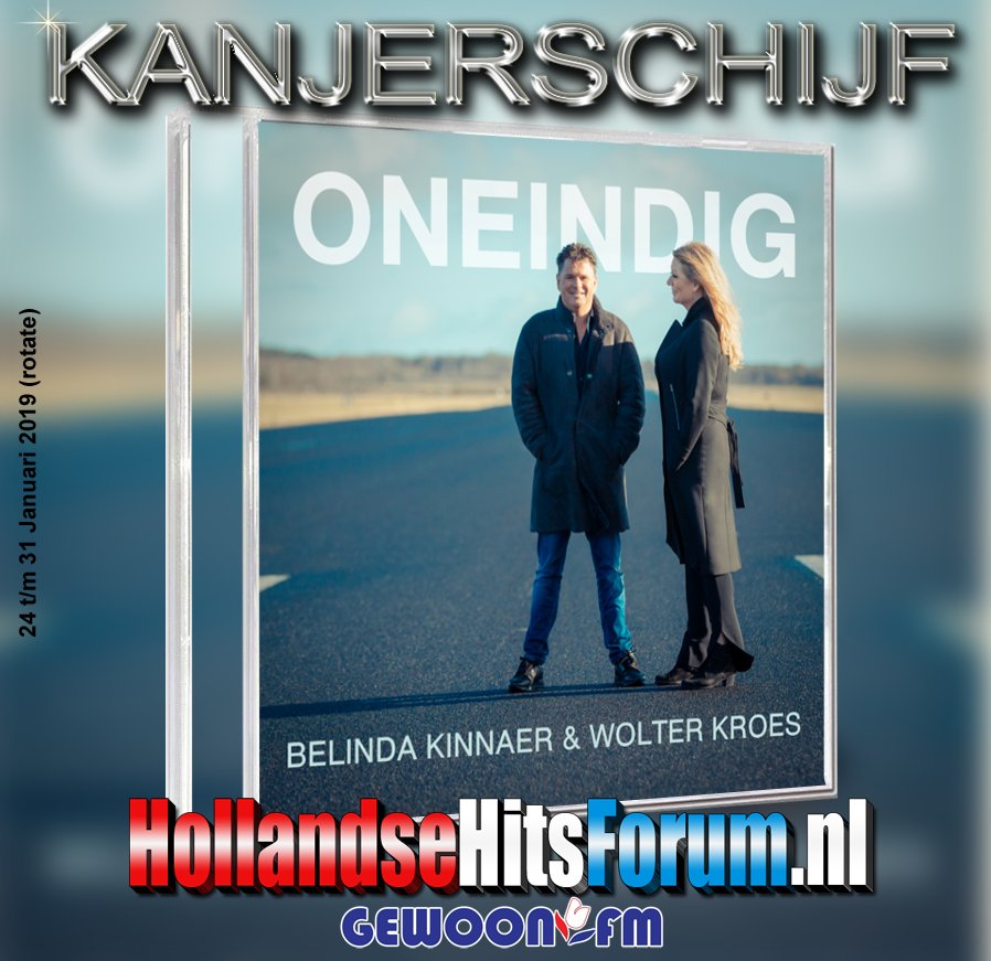Oneindig', de nieuwe single van <a href="/belindakinnaer/">Belinda Kinnaer</a> &amp;  <a href="/wolterkroes1/">wolter kroes</a> is deze week onze Kanjerschijf. Check ook de recensie bij 'Singles' op #hollandsehitsforum.nl