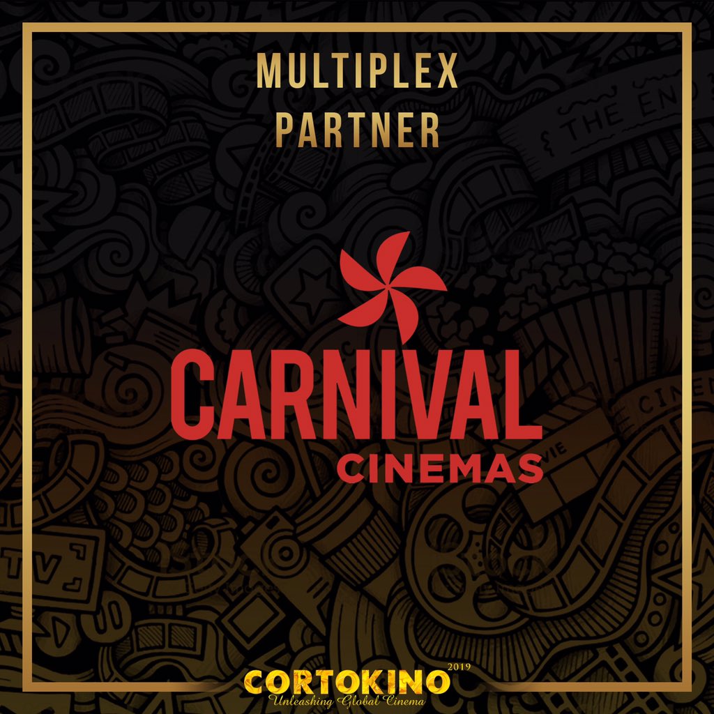 CORTOKINO's tweet photo. We are proud to present CARNIVAL CINEMAS as the multiplex partner for CortoKino 2019! Carnival Cinemas is a multiplex chain in India in 120 cities at 162 locations with over 470 operational screens.
#Carnivalcinemas #sponsor #multiplexpartner #CortoKino https://t.co/LM7iLAMK5d