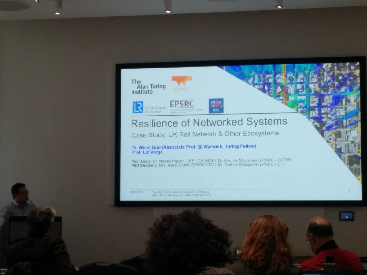 Thanks to <a href="/WeisiG/">Weisi Guo 😝</a> for providing a great presentation on the #resilience of #networked #systems <a href="/turinginst/">The Alan Turing Institute</a> <a href="/LR_Foundation/">Lloyd's Register Foundation</a> <a href="/EPSRC/">Engineering and Physical Sciences Research Council</a>