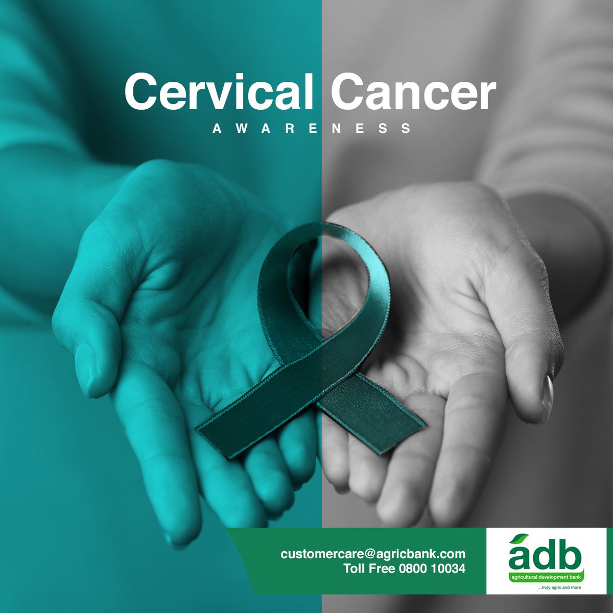 adb_Ghana's tweet photo. We're still in January. And this month is to raise awareness about how women can protect themselves from HPV (human papillomavirus) and cervical cancer.
We entreat our dear women to get tested to know their status.
#BeAware
#BeTested
#BeSafe https://t.co/GOUOaNDAOt