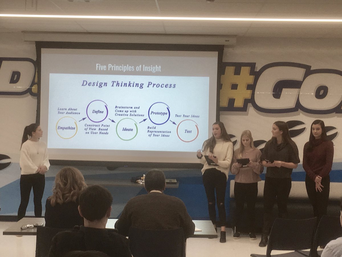 ramscurriculum's tweet photo. Ramsey HS #designthinking innovation team presents to state legislators Holly Schepisi and Ronald Rice.  Tackling complex social issues, demonstrating creative confidence and innovative thinking, learning on the "big stage." https://t.co/EsFK5B9L5M