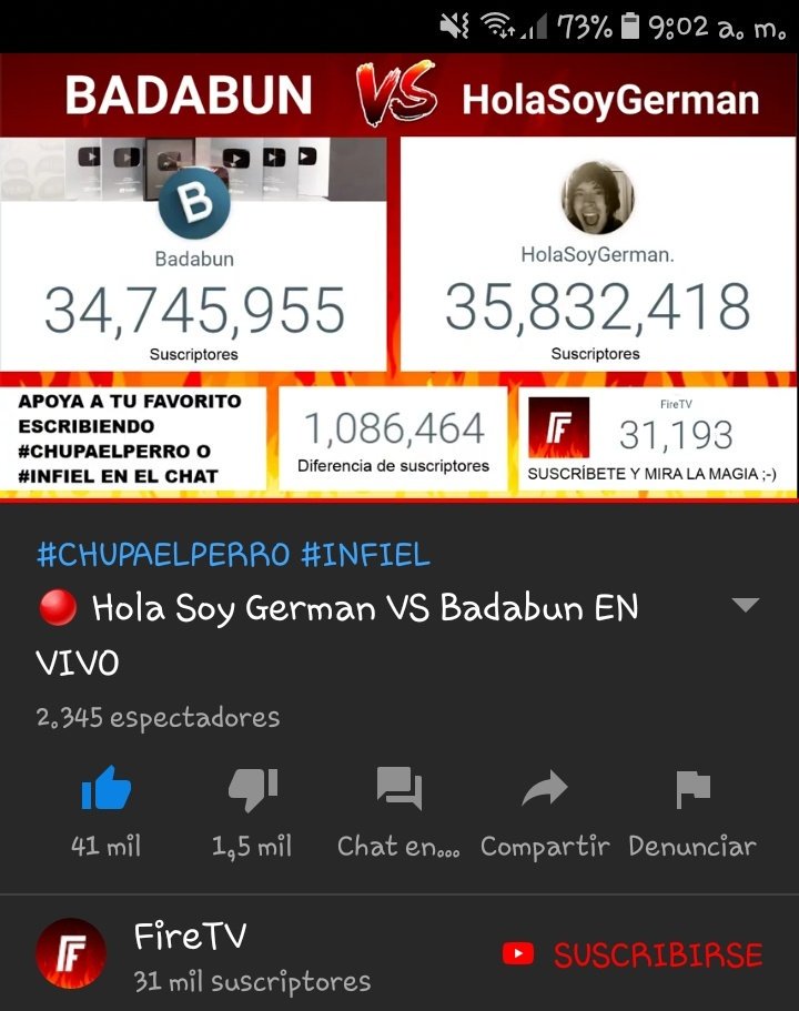 DR4dik's tweet image. Gente sigan así ya hay 1millon de diferencia ABAJO badabum #chupaelperro apoya holasoygerman #mierdabum  RESTABLEZCAN EL EQUILIBRI  (((...RT...)))