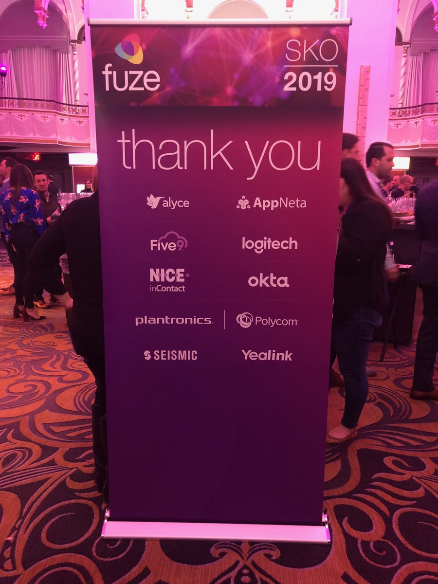 fuze's tweet photo. Thanks again to all our great technology partners that joined us at our Sales Kickoff Solution Showcase last night! #fuzelife https://t.co/2N19qmv7cN