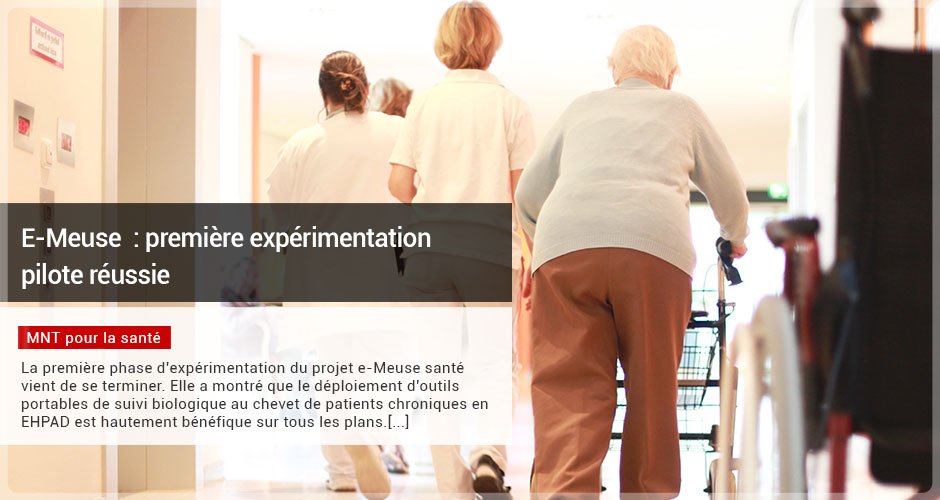 CEA_Officiel's tweet image. Projet e-Meuse #Sante : le déploiement d’outils portables de suivi biologique au chevet de patients chroniques en #EHPAD est hautement bénéfique sur tous les plans. #CEATech @FrenchTSudChamp #syndibio #avalun @CEA_Leti cea-tech.fr/cea-tech/Pages…