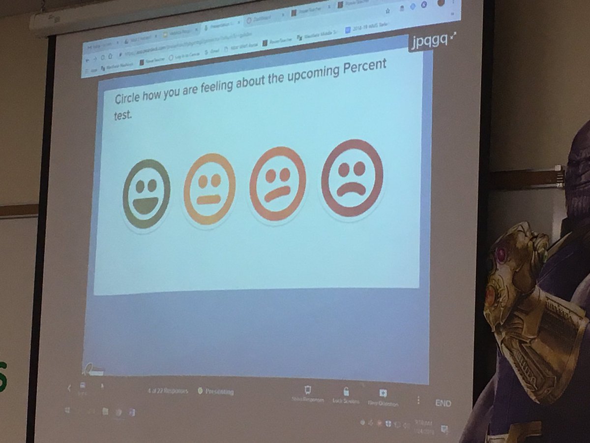 LSchemelWWS's tweet photo. Mrs. Brown making connections with percents, using PearDeck for review and checking for understanding. @wwsweb @WMSshamrocks https://t.co/DaUhC7MdRF
