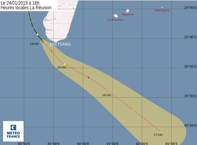 tomavana's tweet photo. [#Alerte #Météo] perturbation tropicale #Eketsang longe côte #Ouest #Madagascar sans #Landfall mais risque #inondations #Madagasikara #cyclone https://t.co/Q30iBjHzcI