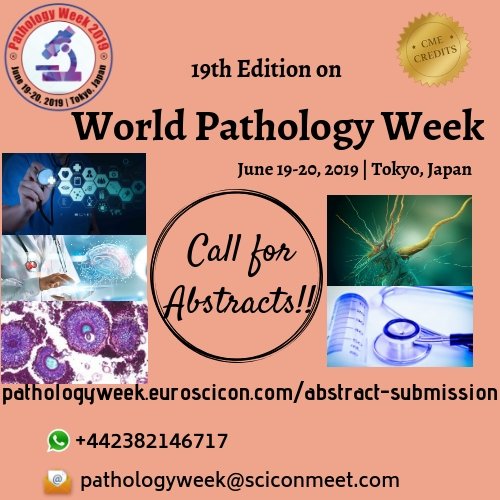 PathologyWeek19's tweet photo. To submit abstracts @PathologyWeek19 
PS: https://t.co/t5OwPpr9Qs

#pathology #doctors #scientists #researchers #pathologists #telepath #chemicalpath #microbialpath #diagnosticpathology #immunopath #headandneckpath #dermatopath #anatomicalpath https://t.co/mYPGyPS8Rj