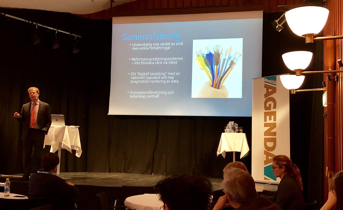 ”Underskatta inte värdet av små men enkla förbättringar”, säger Mårten Blix om digitaliseringens effekter på framtidens hälso- och sjukvården #dmagenda #svmed
