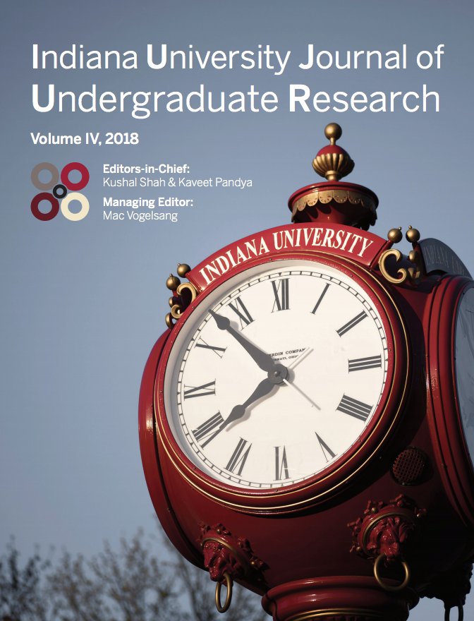 IUJUR's tweet photo. So excited to present Volume IV of the Indiana University Journal of Undergraduate Research! We invite you to explore and share our latest publication here: https://t.co/9c3G5h1NSp

To become an author in Volume 5, check out our website, https://t.co/cdVyXOS37J! https://t.co/dXX1vAxTK6