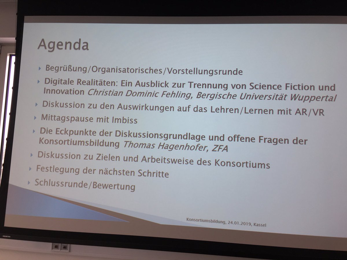 elli2online's tweet photo. Heute beteiligen wir uns bei der Konsortiumsbildung AR/VR-Lerncontent, angestoßen durch das Projekt SVL2020 #elliontour #konsortium #ar #vr #lerncontent #kassel https://t.co/tZbGmUzwyH