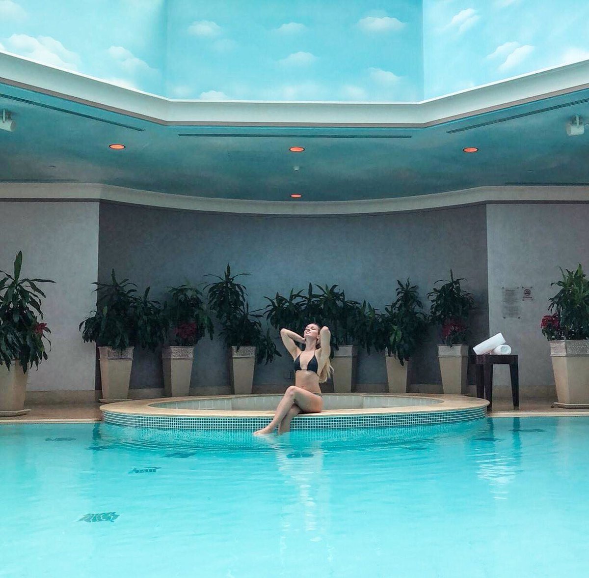 FSCairoNP's tweet image. A dip at the heated indoor pool is the stress relieving that your body deserves at a holiday! #FSSpa #FourSeasonsCairo #Cairo #FSCairoNP #FourSeasons