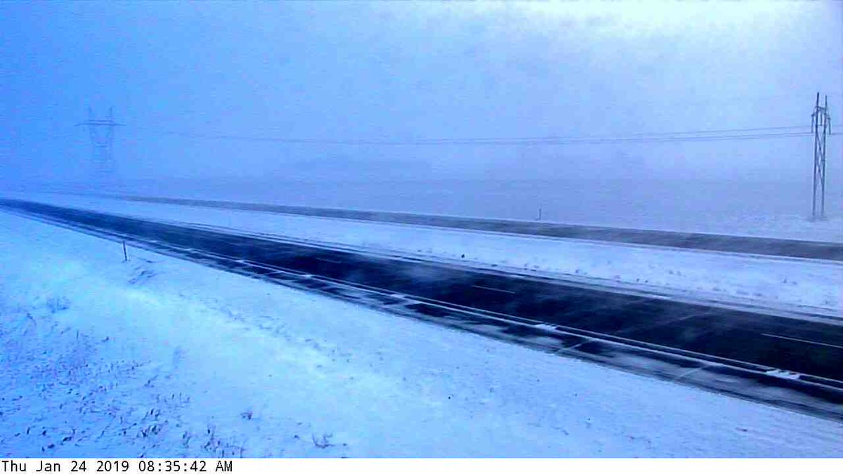 NWS La Crosse on Twitter "View of roads near Dexter, MN (I90