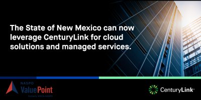 jamesfmaddox's tweet photo. .@CenturyLink expands relationship with the State of #NewMexico under the @naspoVP #Cloud Solutions Master Agreement.  https://t.co/M8jkN0bZmw https://t.co/XimL2oErpF
