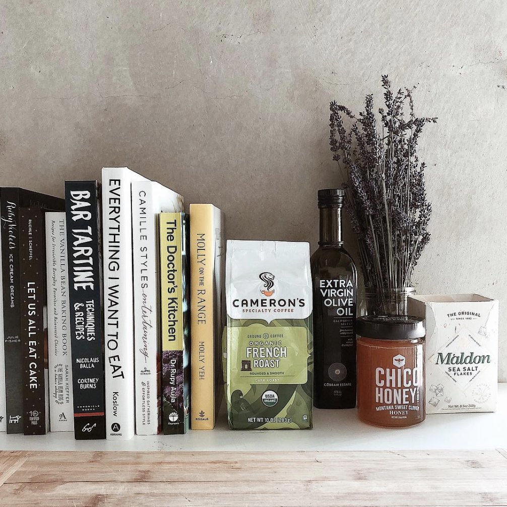 #EVOO + salt + honey = kitchen staples. What's one ingredient in your kitchen you couldn't live without? 📷: <a href="/suruchiavasthi/">suruchi</a>