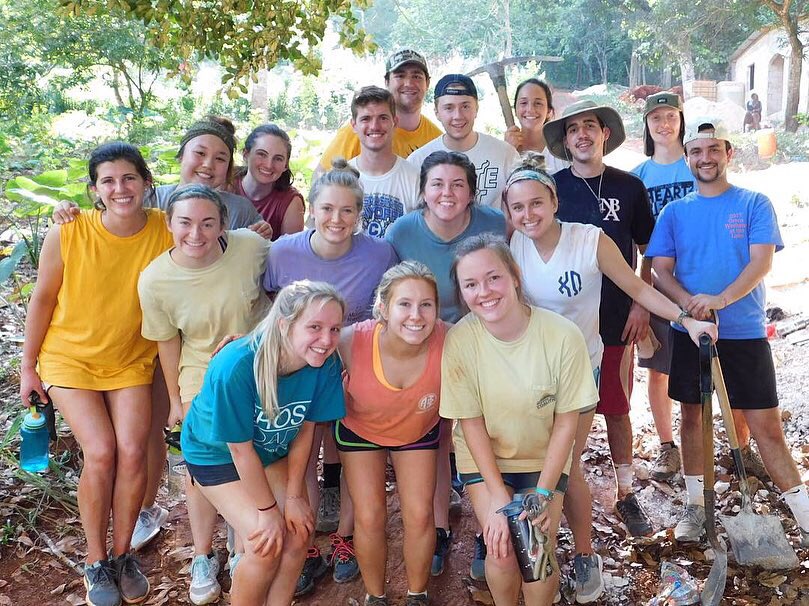Julia_Wopata's tweet photo. Our students are amazing! Over winter break Tigers went out to serve communities all across the world. I had the pleasure to serve on a mission trip w/ 57 PHA &amp; IFC students in Harmons, Jamaica where we built 3 houses with the community &amp; served alongside them in other locations. https://t.co/tby2wGzHw6
