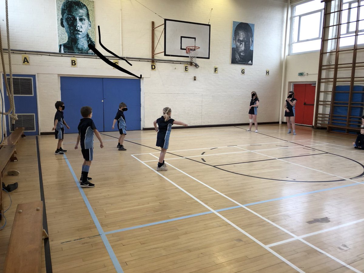 Our fantastic year 9 dancers teaching year 3 today! #OneSchool #Dance #TOGETHERasONE