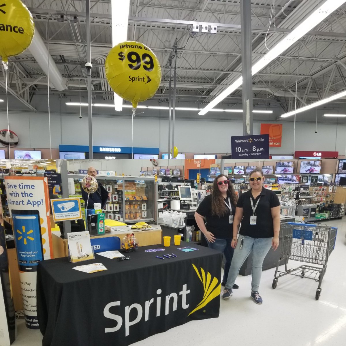 IPHONE 6S only $99!!! Yes that's right! Come see us today at #WALMART and ask about this awesome deal! I'm in Jennings LA store 386 today with these RockStars! @SprintSouth <a href="/todd_margavio/">todd margavio</a> <a href="/DonGuzzardo/">Don Guzzardo</a>