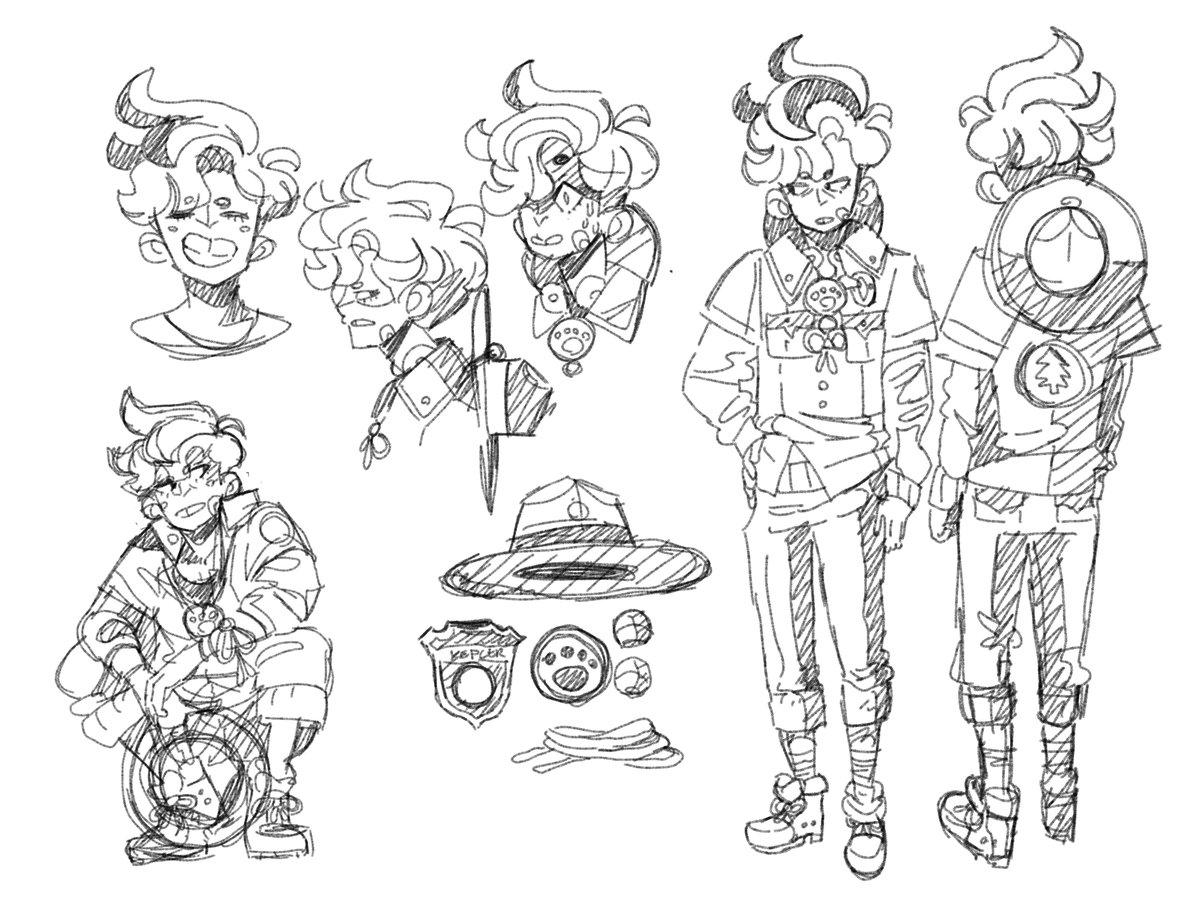 I've spent my whole vacation listening to TAZ amnesty and doodling designs for as many characters as I could #thezonecast 