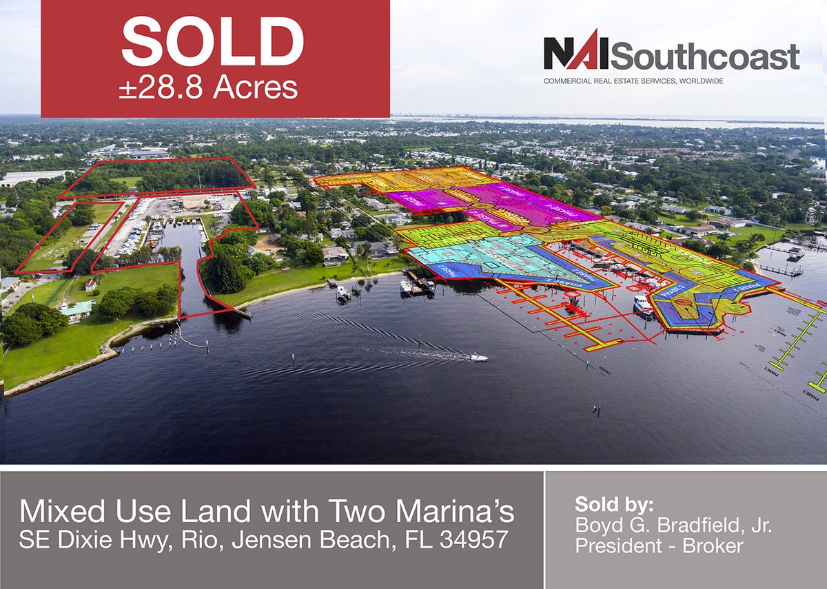 SOLD +/-28.8 Acres Mixed Use Land located in Rio/Jensen Beach, FL