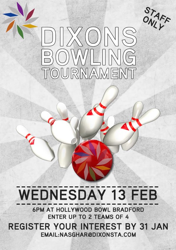 A massive congratulations to all students and staff <a href="/DixonsAcademies/">Dixons Academies Trust</a> for the truly outstanding results.  What better way to celebrate this than with a Dixons Staff Bowling Tournament!!! Check out the details below... #HighExpectations