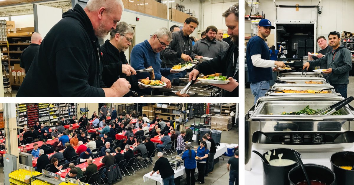 The success of our company is built on the hard work of our entire team. Today we gathered to share lunch and reflect on a successful 2018.

Team, thank you for the dedication that each of you has shown. Here's to another wonderful year together!