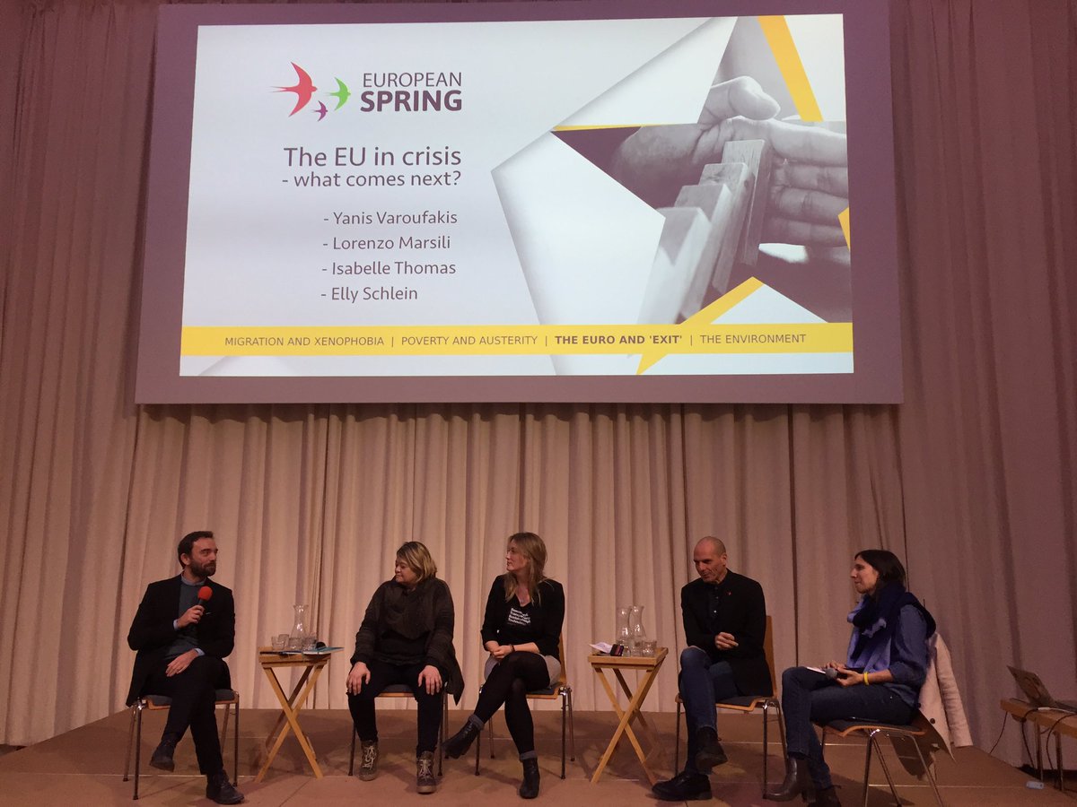 AgoraEurope's tweet image. Happening now in Berlin #europeanspring #solidarity #theeuroandtheexit @yanisvaroufakis @ellyesse @l_marsili