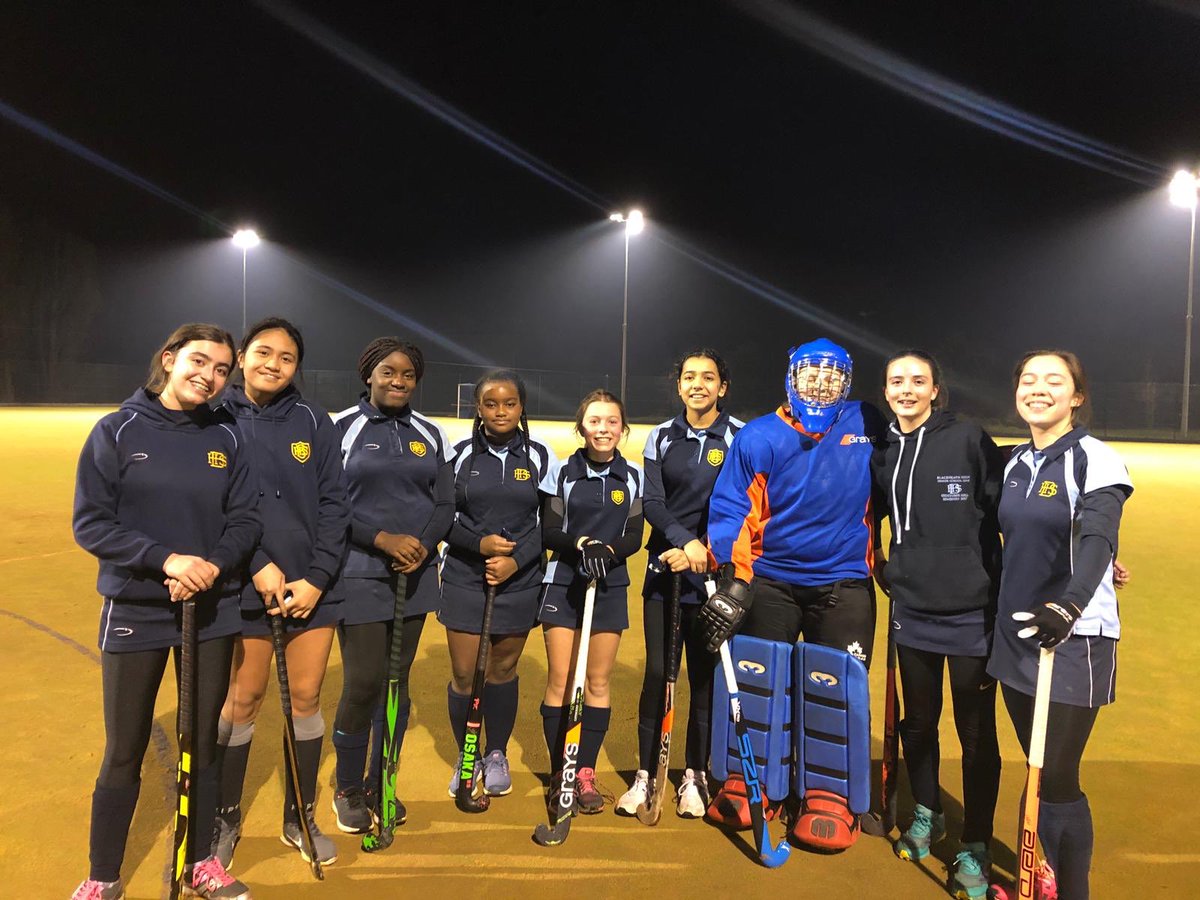 BlackheathSport's tweet photo. The @BlackheathHigh U14 hockey superstars played a brilliant match against Colfes today. A tight 1-1 draw with a great goal from Sienna M-G and pom went to Misa. #improvingwitheverygame πππ https://t.co/wnNWMbWyeM
